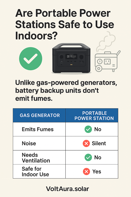 Are Portable Power Stations Safe to Use Indoors?