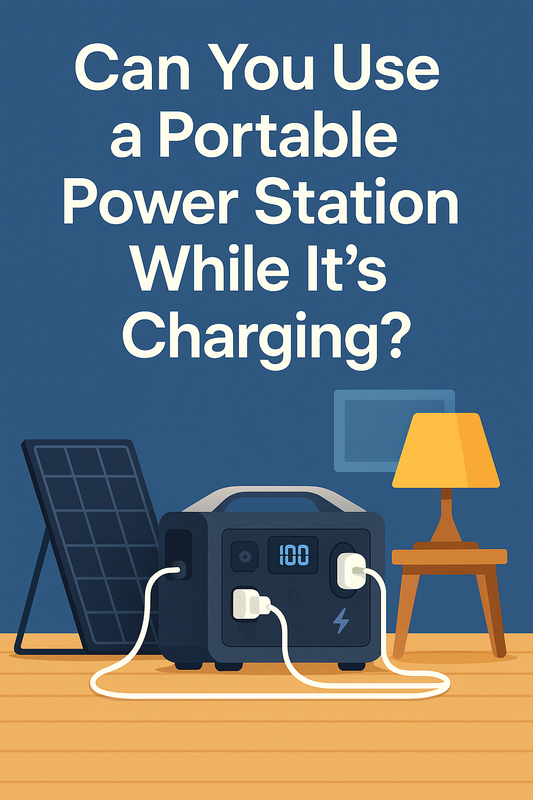 Can You Use a Portable Power Station While It’s Charging?