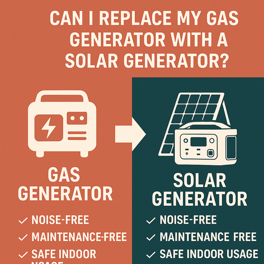 Can I Replace My Gas Generator with a Solar Generator?