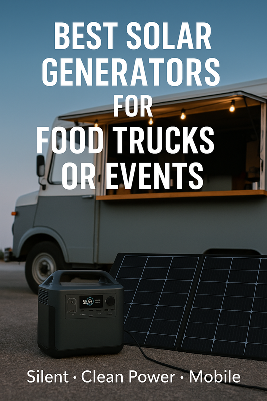 Best Solar Generators for Food Trucks or Events: Silent, Clean Power Anywhere