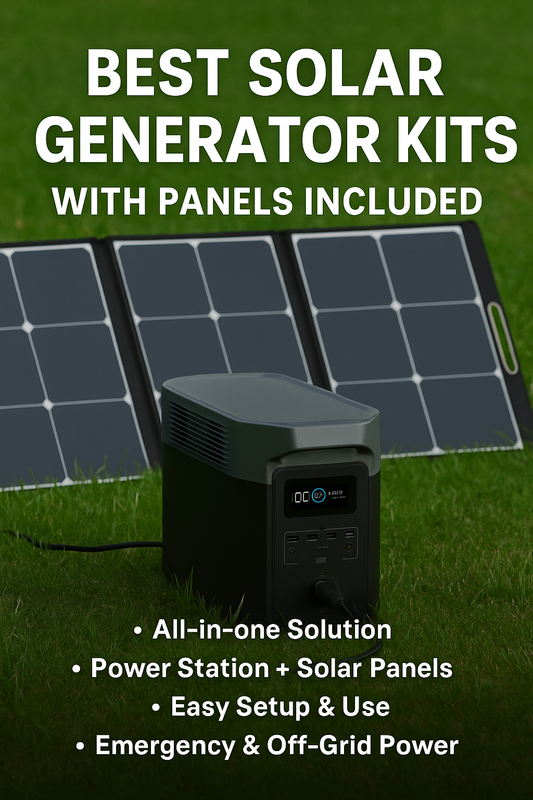 Best Solar Generator Kits with Panels Included (2025 Buyer’s Guide)
