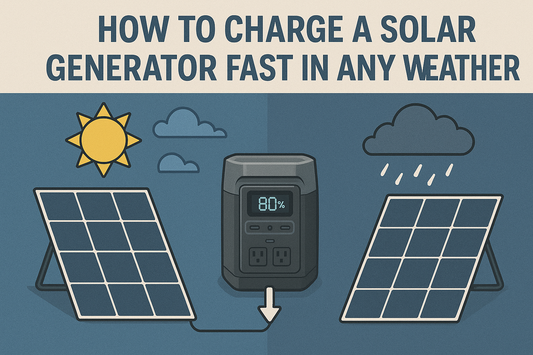 How to Charge a Solar Generator Fast in Any Weather