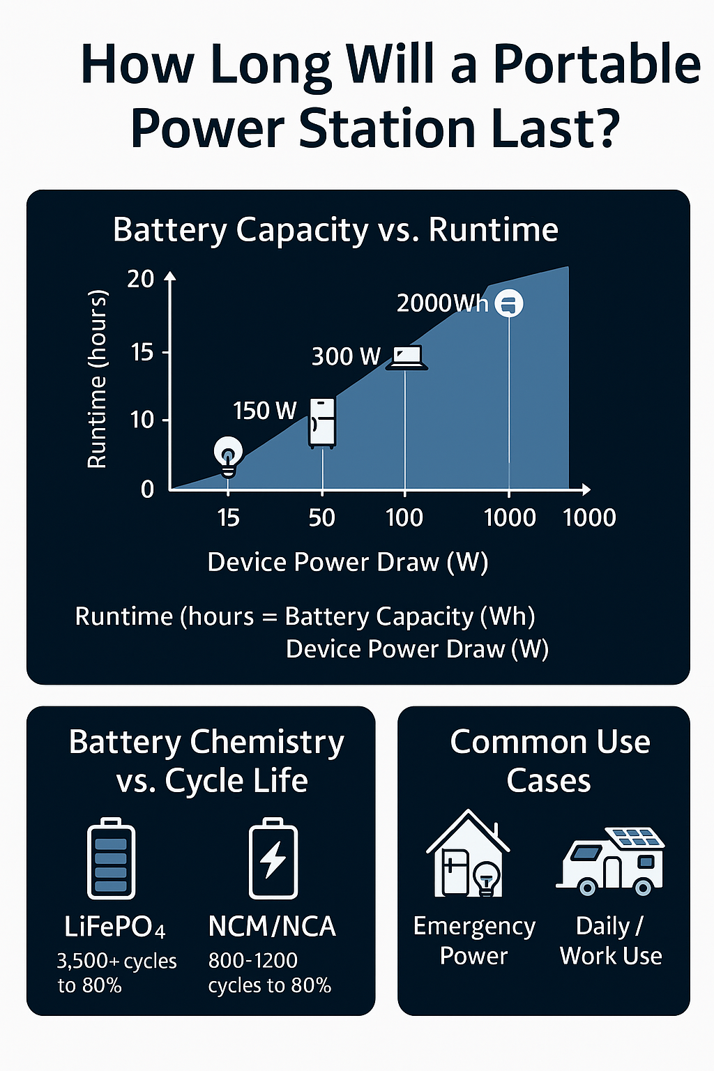 How Long Will a Portable Power Station Last?