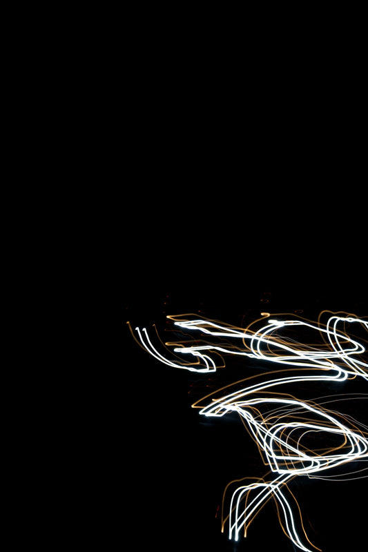white and blue light illustration