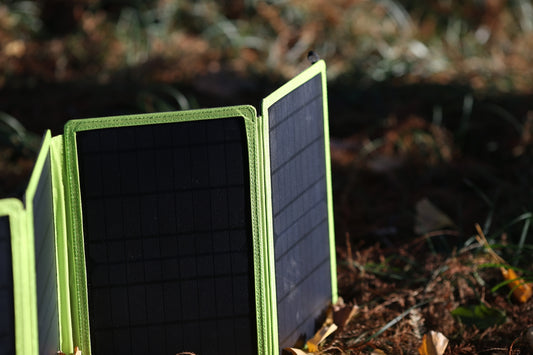 a green and black object