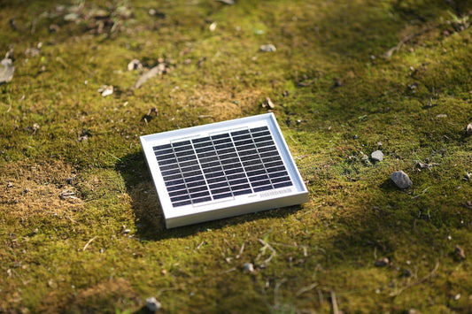 a rectangular object on grass