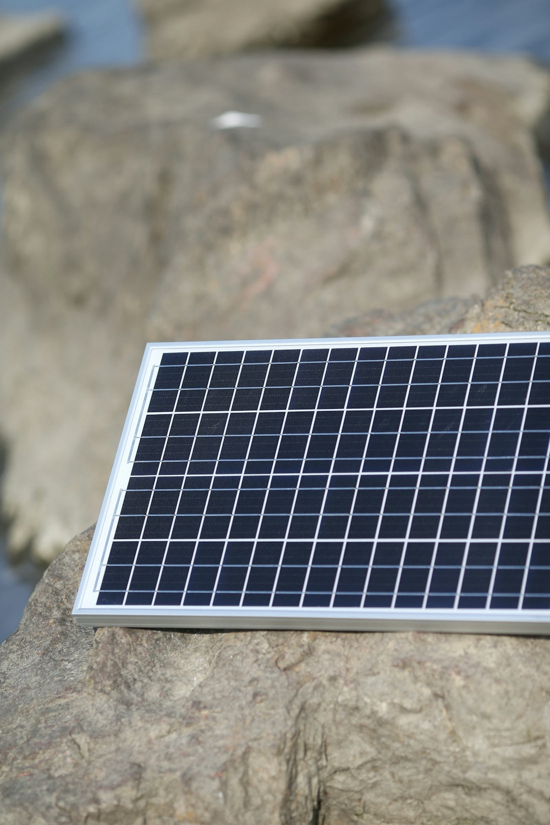 a solar panel on a wall