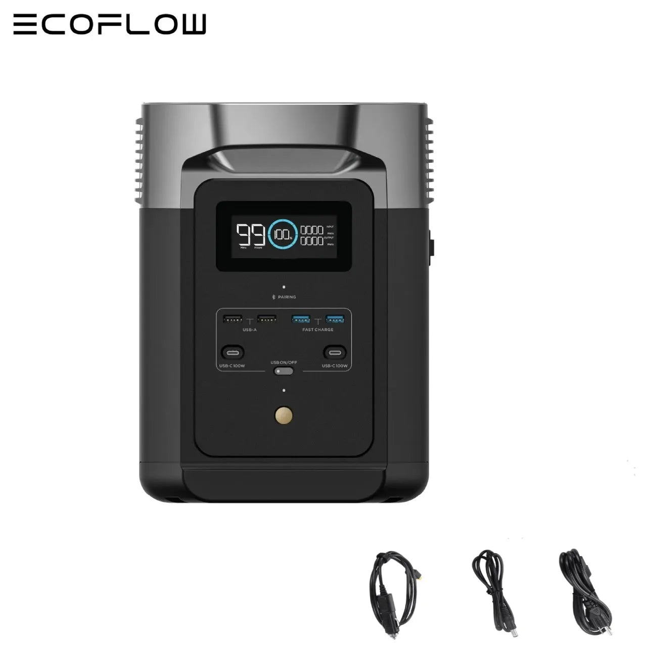 ECOFLOW Portable Power Station DELTA 2, 950Wh/1024Wh LiFePO4 (LFP) Battery, - Free Shipping